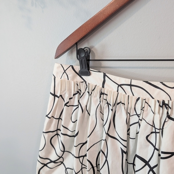 Maeve Black and Orange Skirt Knee-Length - Picture 3 of 9